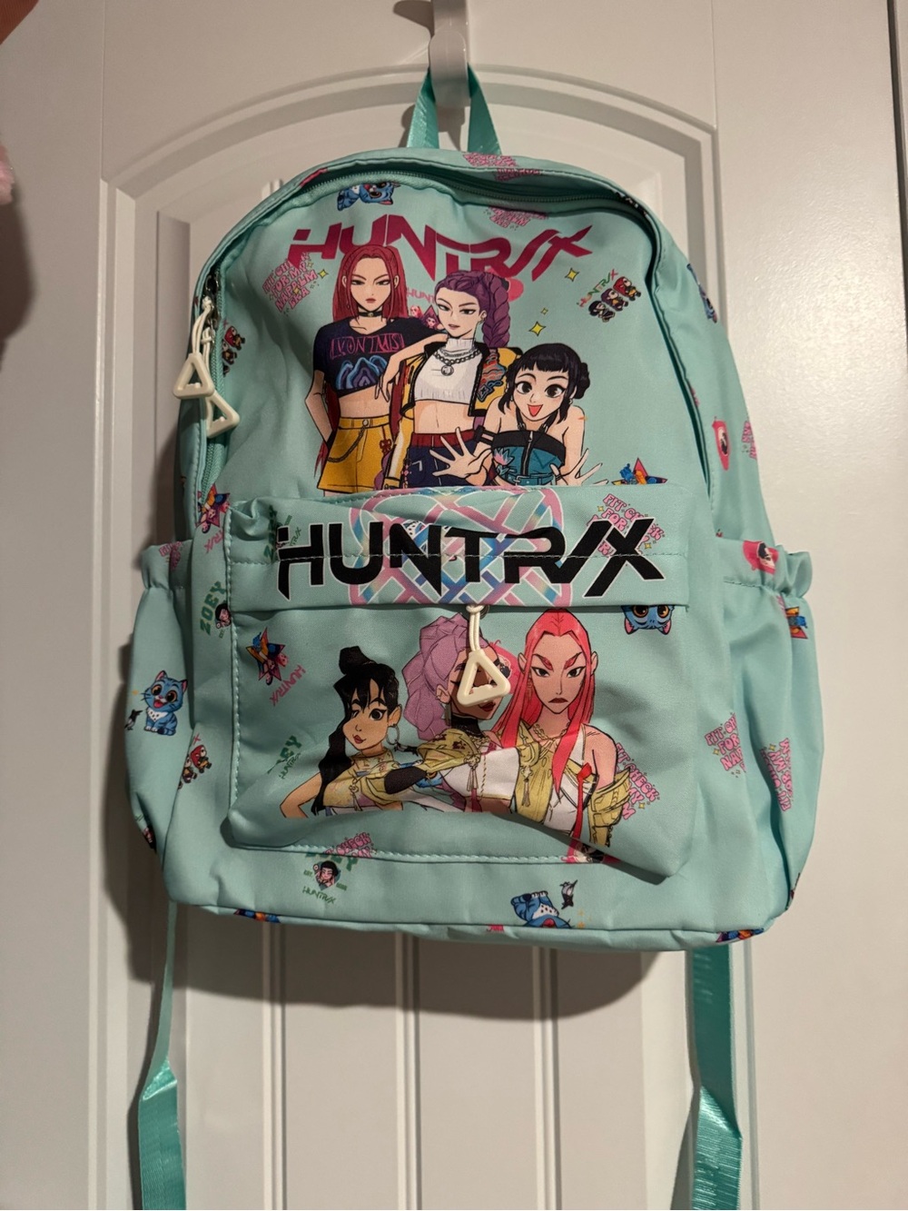 KPOP Demon Hunters Huntrix Backpack – Mint Green Character Backpack - Picture 7 of 8